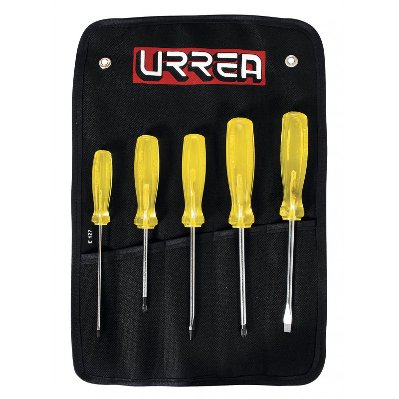 JBUD01 URREA Juego de 5 destornilladores ámbar combinado Urrea | DIHERESA JBUD01 URREA Juego de 5 destornilladores ámbar combinado Urrea | DIHERESA