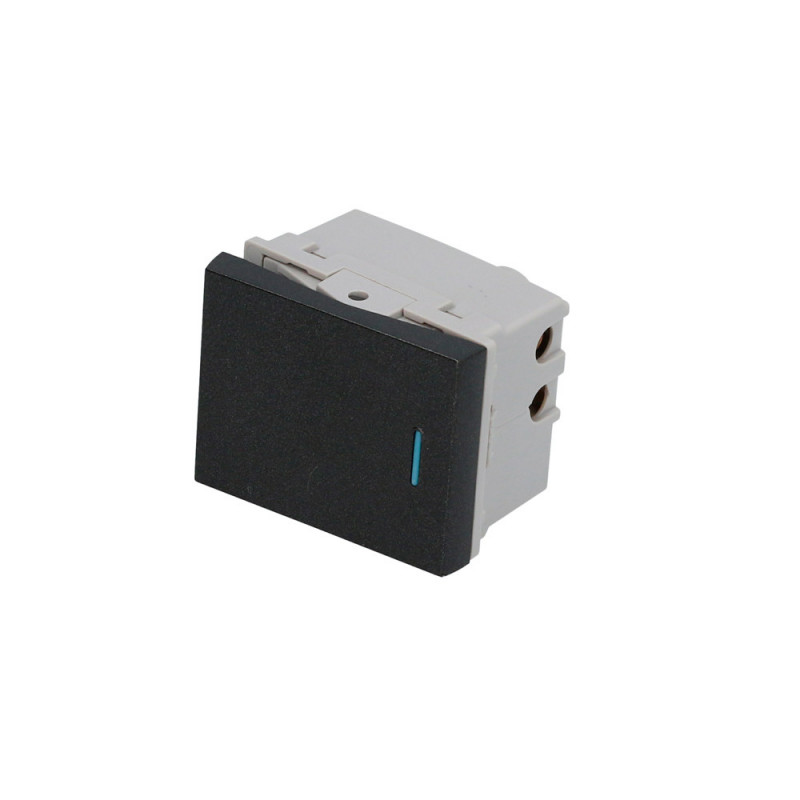P606N SURTEK Switch 1/2 color negro Surtek | DIHERESA P606N SURTEK Switch 1/2 color negro Surtek | DIHERESA