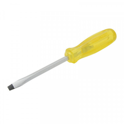9842 URREA Destornillador ámbar barra cuadrada punta plana 1/4" x 9 Urrea | DIHERESA