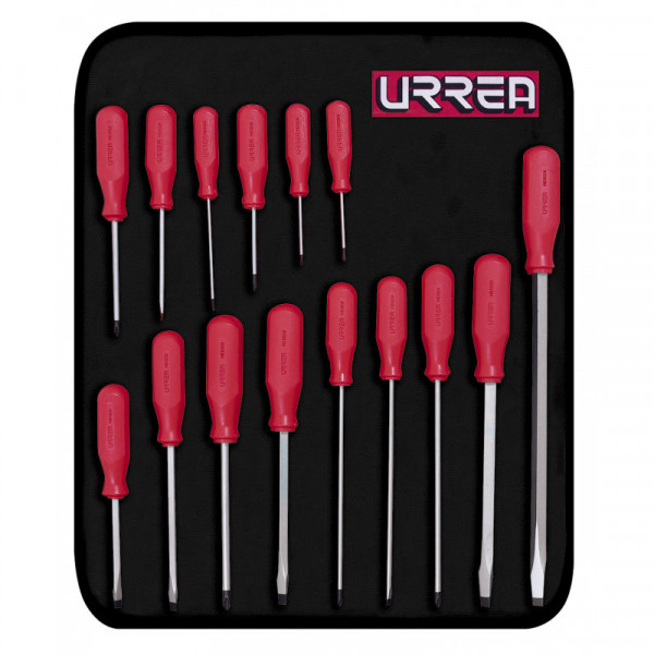 9600ER URREA Juego de 15 destornilladores serie R combinado Urrea | DIHERESA