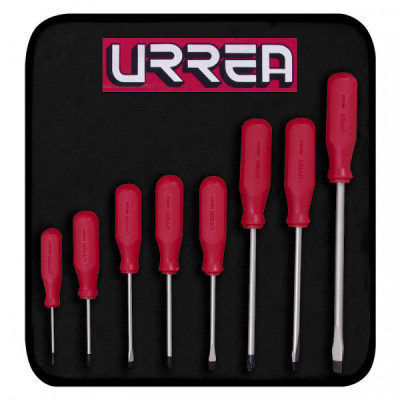 9600DR URREA Juego de 8 destornilladores serie R combinado Urrea | DIHERESA