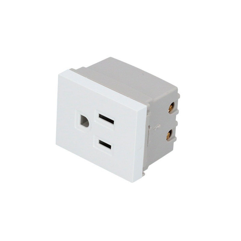 P611B SURTEK Contacto aterrizado 1/2 color blanco Surtek | DIHERESA P611B SURTEK Contacto aterrizado 1/2 color blanco Surtek | DIHERESA