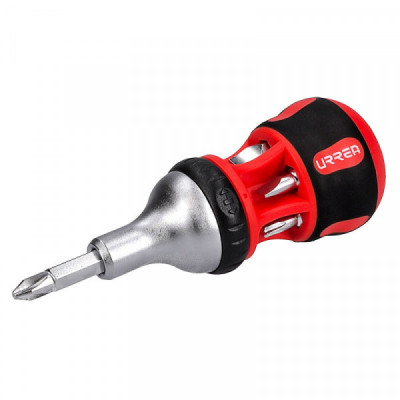 9308S URREA Destornillador mini de puntas intercambiables matraca 7 en 1 Urrea | DIHERESA