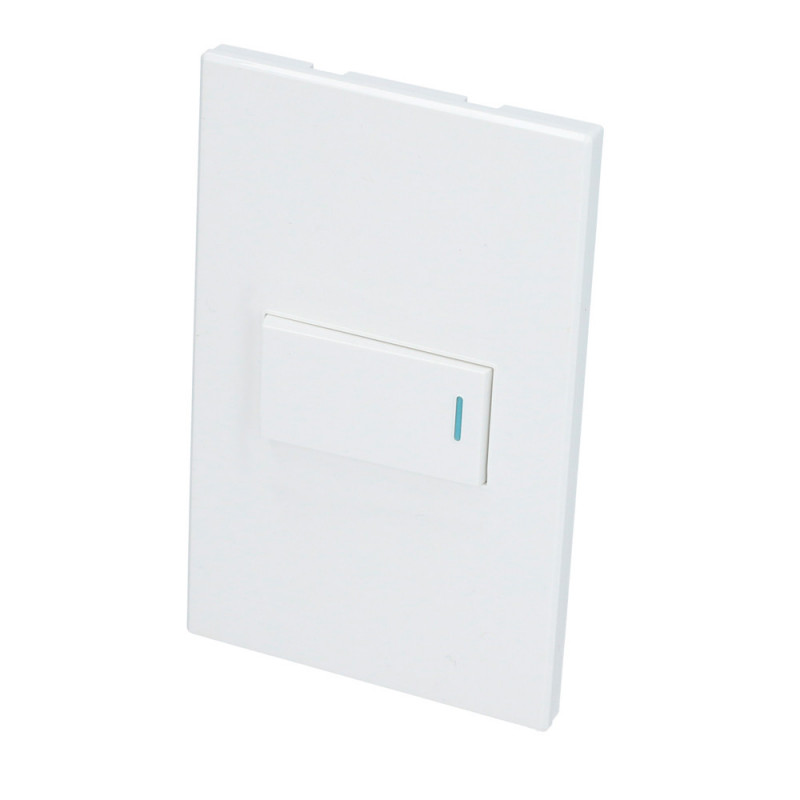 P619B SURTEK Placa con 1 Switch 1/3 color blanco Surtek | DIHERESA P619B SURTEK Placa con 1 Switch 1/3 color blanco Surtek | DIHERESA