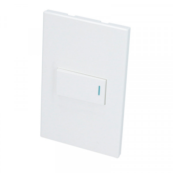 P619B SURTEK Placa con 1 Switch 1/3 color blanco Surtek | DIHERESA