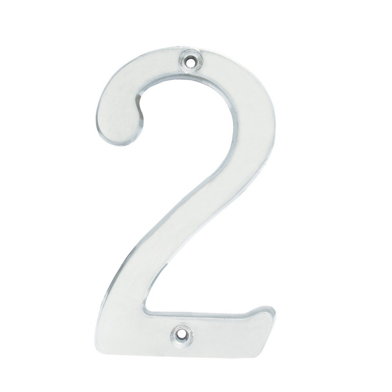 L6802CS LOCK Numero 2 slim 4" cromo satinado Lock | DIHERESA