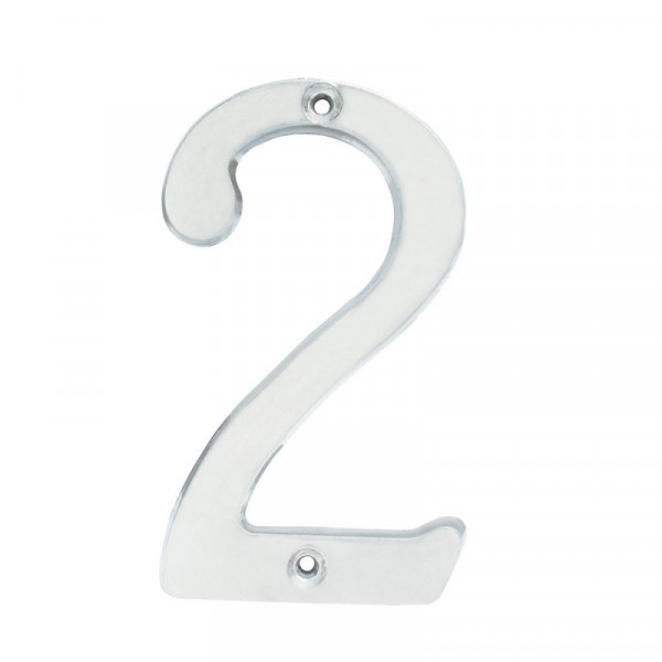 L6802CS LOCK Numero 2 slim 4" cromo satinado Lock | DIHERESA