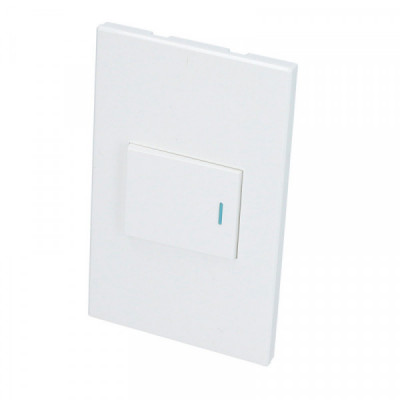 P620B SURTEK Placa con 1 Switch 1/2 color blanco Surtek | DIHERESA
