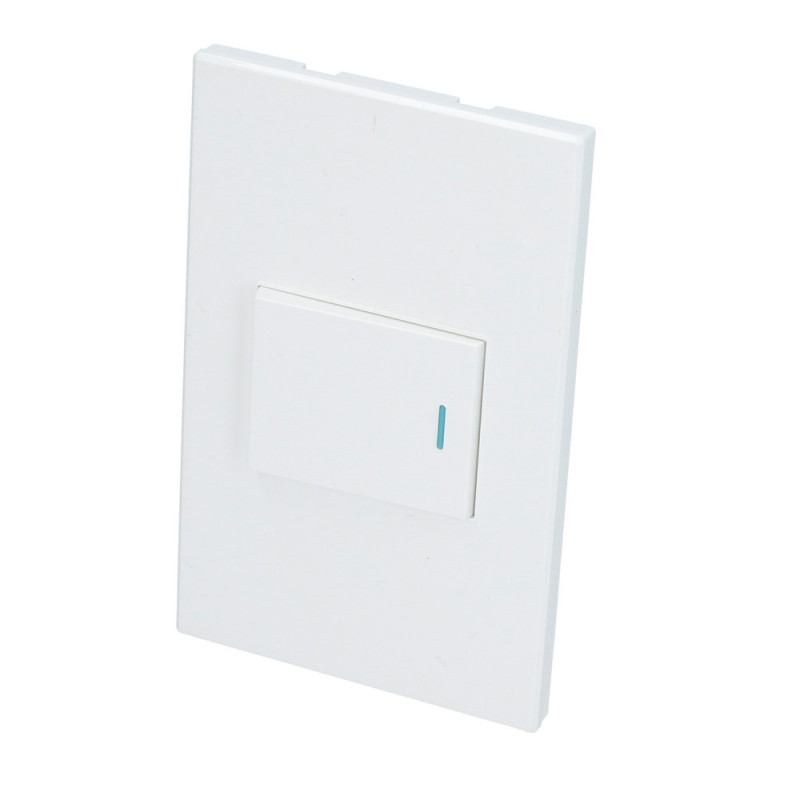 P620B SURTEK Placa con 1 Switch 1/2 color blanco Surtek | DIHERESA P620B SURTEK Placa con 1 Switch 1/2 color blanco Surtek | DIHERESA