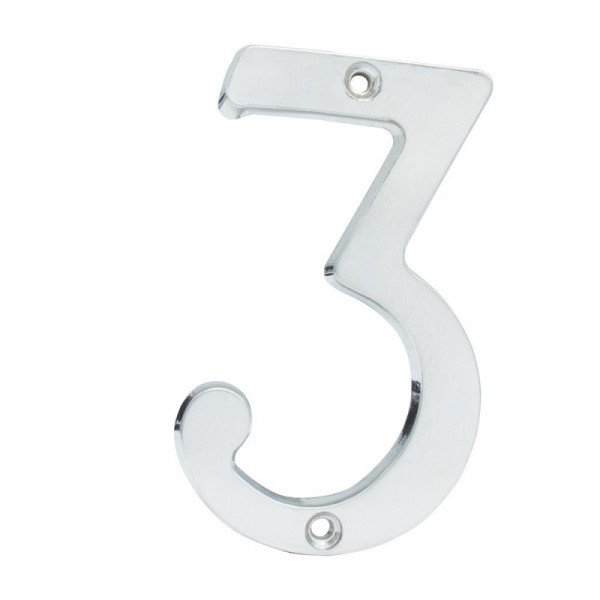 L6803CS LOCK Numero 3 slim 4" cromo satinado Lock | DIHERESA