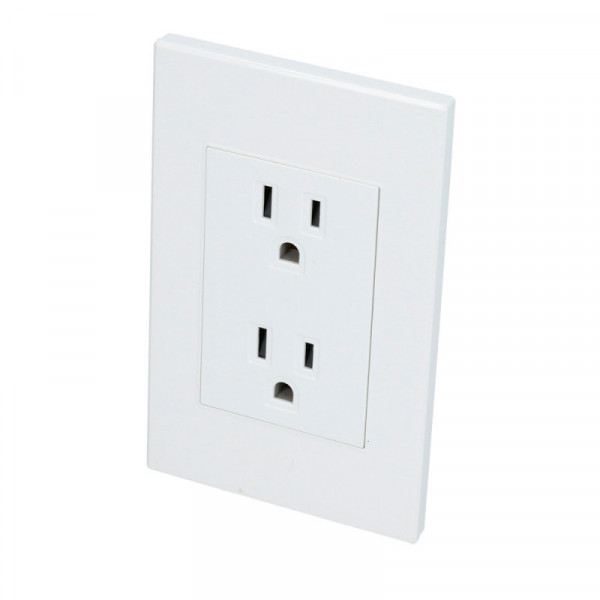 P627B SURTEK Placa con Contacto Dúplex color blanco Surtek | DIHERESA