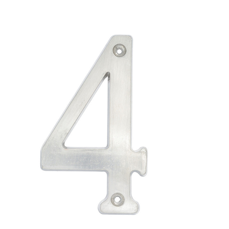 L6804CS LOCK Numero 4 slim 4" cromo satinado Lock | DIHERESA