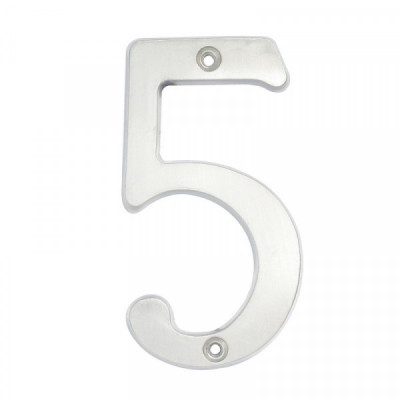 L6805CS LOCK Numero 5 slim 4  pulgadas  cromo satinado