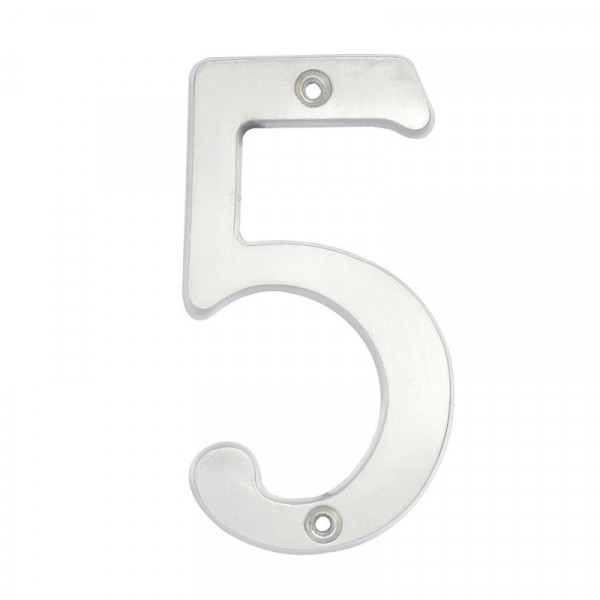 L6805CS LOCK Numero 5 slim 4" cromo satinado Lock | DIHERESA