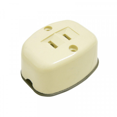 136411 SURTEK Contacto oval sencillo visible 6A 127V Surtek | DIHERESA