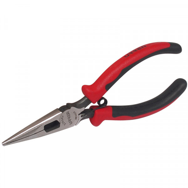 226GRX URREA Pinza bimaterial para electricista punta larga corte lateral con resorte 6-23/32" Urrea | DIHERESA