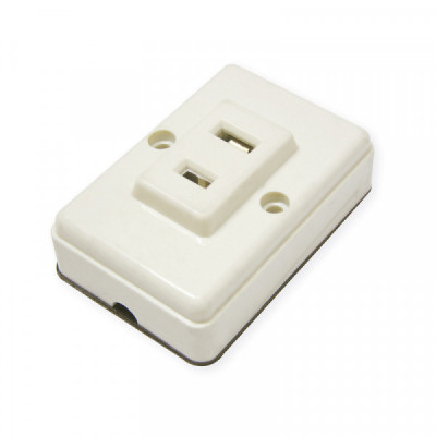 136412 SURTEK Contacto sencillo visible cuadrado 6A 127V Surtek | DIHERESA