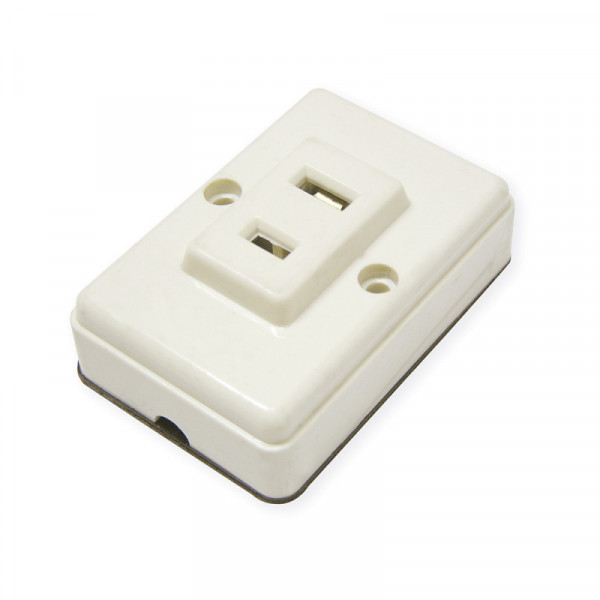 136412 SURTEK Contacto sencillo visible cuadrado 6A 127V Surtek | DIHERESA
