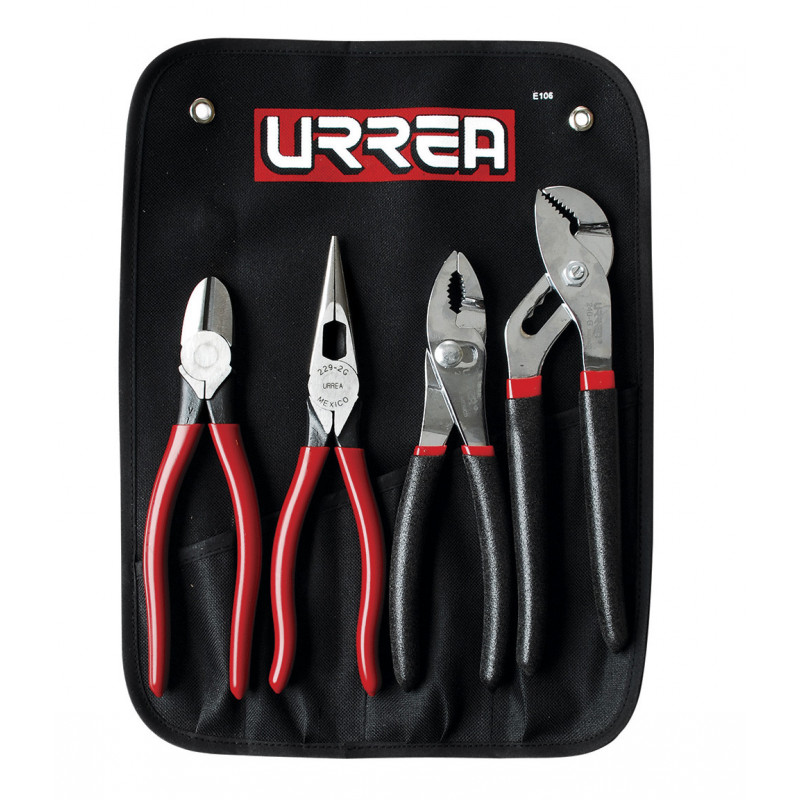 J200G URREA Juego de 4 pinzas varias Urrea | DIHERESA J200G URREA Juego de 4 pinzas varias Urrea | DIHERESA
