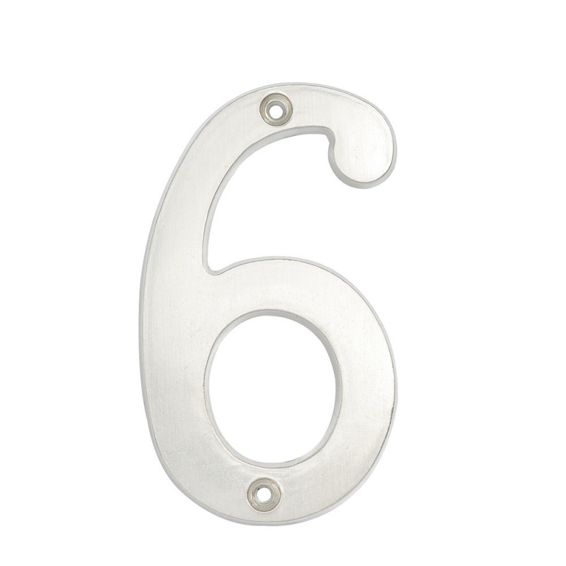 L6806CS LOCK Numero 6 slim 4" cromo satinado Lock | DIHERESA L6806CS LOCK Numero 6 slim 4" cromo satinado Lock | DIHERESA
