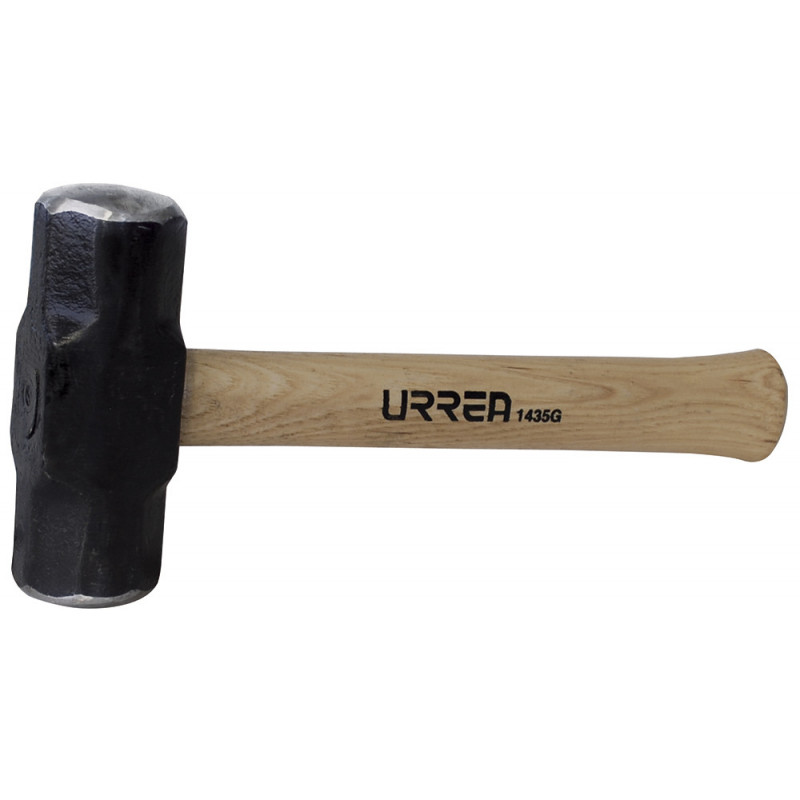 1434G URREA Marro de acero octagonal 3lb mango hickory americano de 12" Urrea | DIHERESA