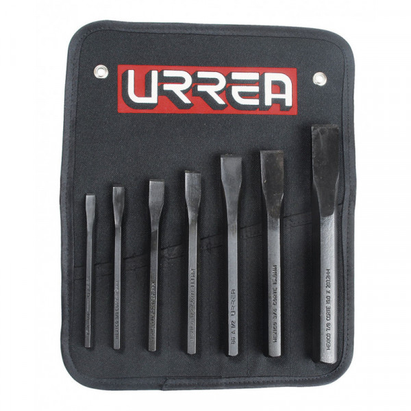 86B URREA Juego de 7 cinceles 1/4"-3/4" Urrea | DIHERESA