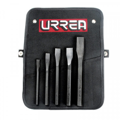 86A URREA Juego de 5 cinceles 5/16"-3/4" Urrea | DIHERESA