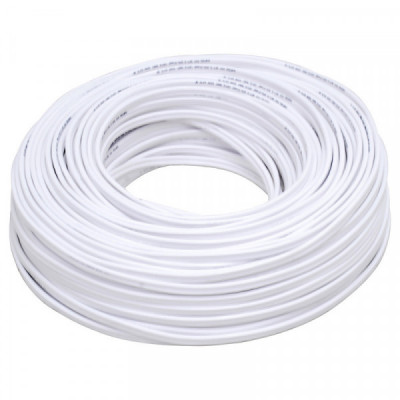 136926 SURTEK Cable eléctrico tipo POT Cal. 2 x 12 100m blanco
