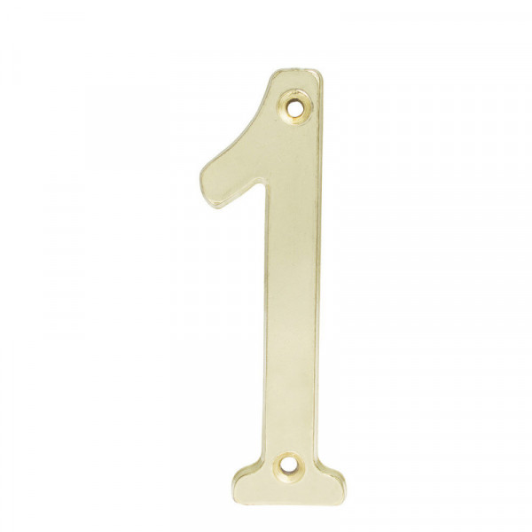 L6801LB LOCK Numero 1 slim 4" latón brillante Lock | DIHERESA