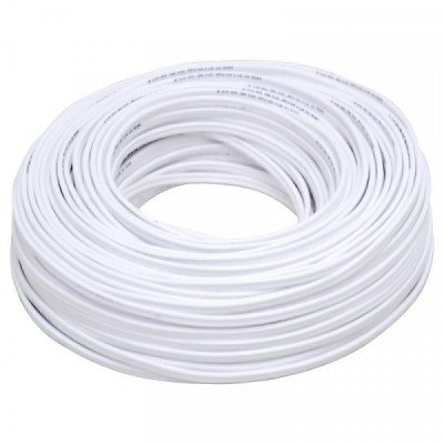 136929 SURTEK Cable eléctrico tipo POT Cal. 2 x 18 100m blanco