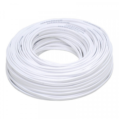 136953 SURTEK Cable eléctrico POT CCA 2 x 14 100m blanco