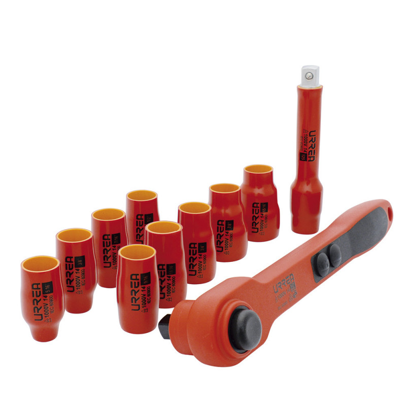 5400MV URREA Juego de 11 dados para 1000V métricos 1/2" Urrea | DIHERESA 5400MV URREA Juego de 11 dados para 1000V métricos 1/2" Urrea | DIHERESA