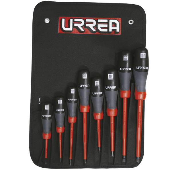 9700TA URREA Juego de 8 Destornilladores trimateriales para 1000V combinado  Urrea | DIHERESA