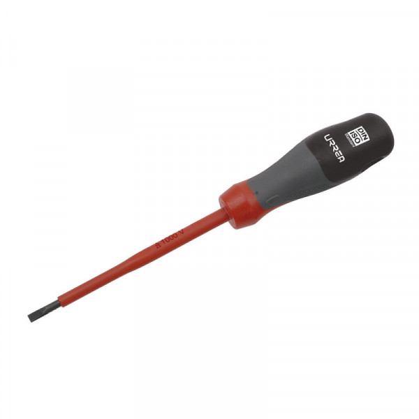 9716T URREA Destornillador trimaterial para 1000V barra redonda plano 1/4" x 5-7/8"  Urrea | DIHERESA