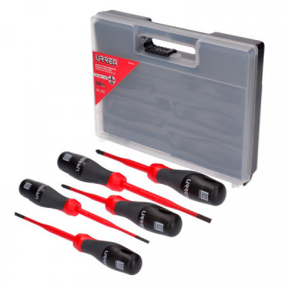 9700TSA URREA Juego de 5 destornilladores trimateriales 1000V Tipo Slim Urrea | DIHERESA
