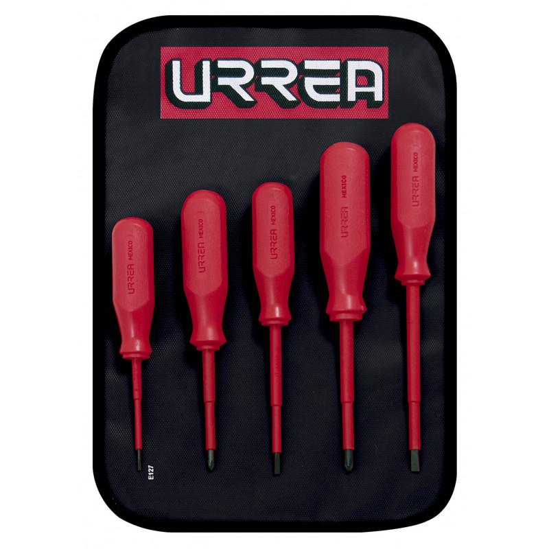 9700C URREA Juego de 5 Destornilladores para 1000V combinado Urrea | DIHERESA 9700C URREA Juego de 5 Destornilladores para 1000V combinado Urrea | DIHERESA