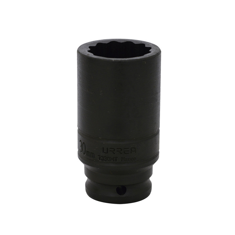 7330MT URREA Dado de impacto 1/2" largo 12 puntas 30 mm Urrea | DIHERESA