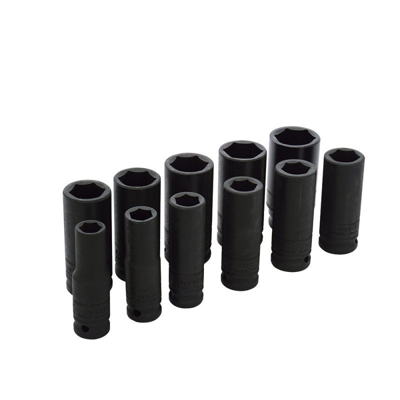 73112 URREA Juego de 11 dados de impacto largos en pulgadas 1/2" Urrea | DIHERESA 73112 URREA Juego de 11 dados de impacto largos en pulgadas 1/2" Urrea | DIHERESA