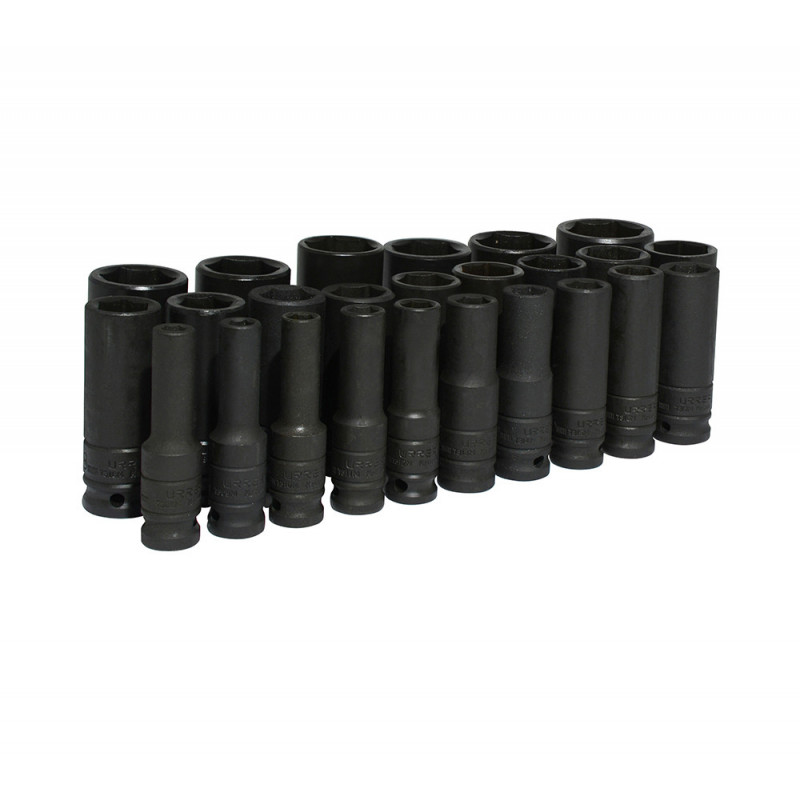 74216 URREA Juego de 25 dados de impacto largos métricos 1/2" Urrea | DIHERESA 74216 URREA Juego de 25 dados de impacto largos métricos 1/2" Urrea | DIHERESA