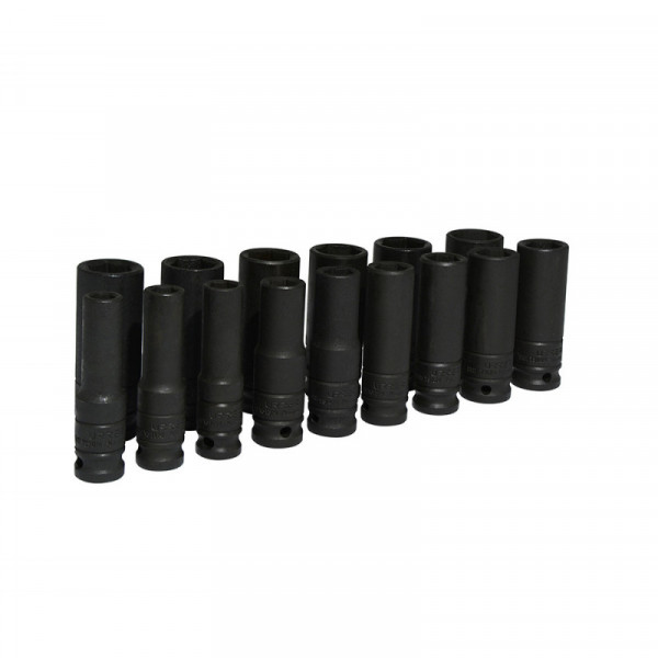 73214M URREA Juego de 15 dados de impacto largos métricos 1/2" Urrea | DIHERESA