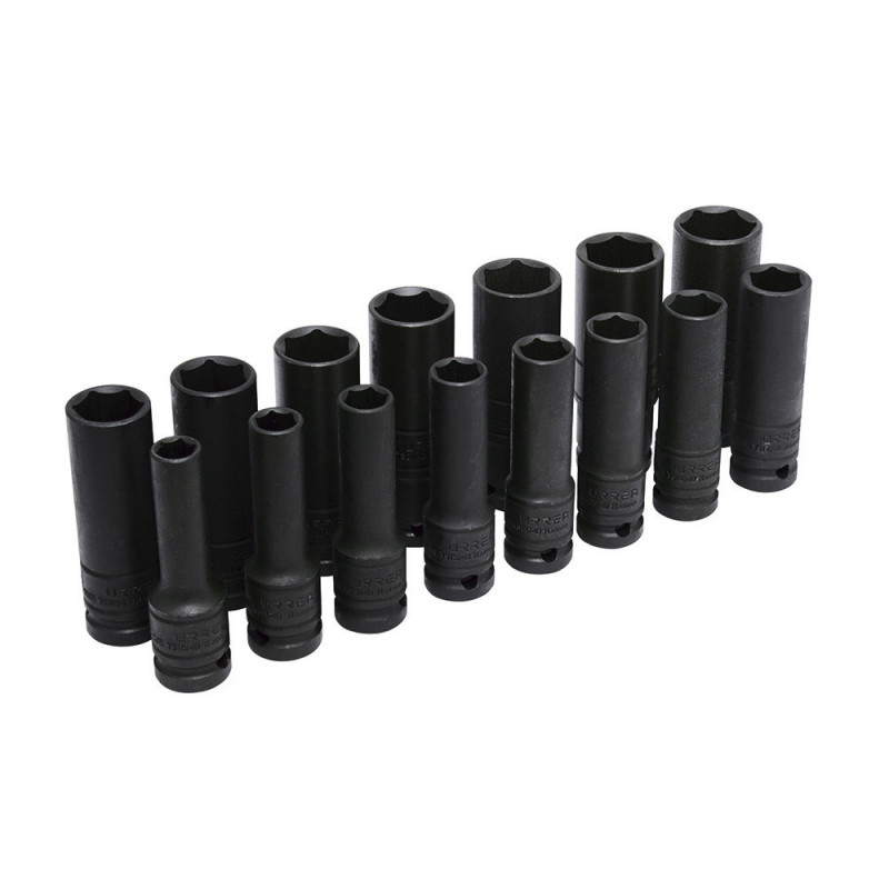 73214MD URREA Juego de 15 dados de impacto métricos 1/2" pared delgada Urrea | DIHERESA 73214MD URREA Juego de 15 dados de impacto métricos 1/2" pared delgada Urrea | DIHERESA