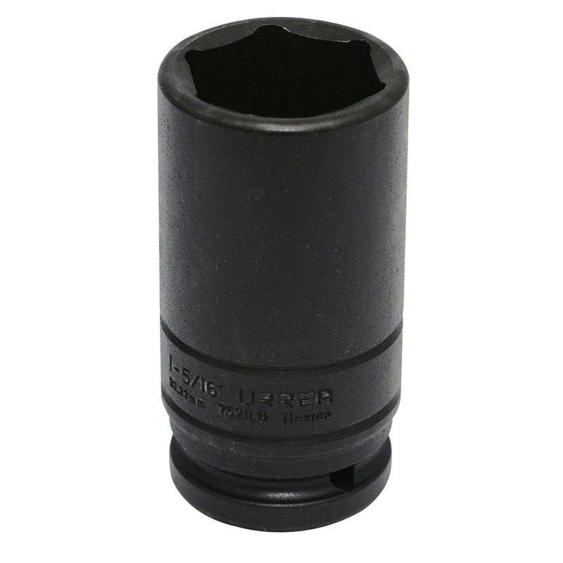 7521LD URREA Dado de impacto 3/4" largo pared delgada 6 puntas1-5/16 Urrea | DIHERESA 7521LD URREA Dado de impacto 3/4" largo pared delgada 6 puntas1-5/16 Urrea | DIHERESA