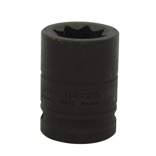 7513S URREA Dado de impacto 3/4" 8 puntas 13/16" Urrea | DIHERESA