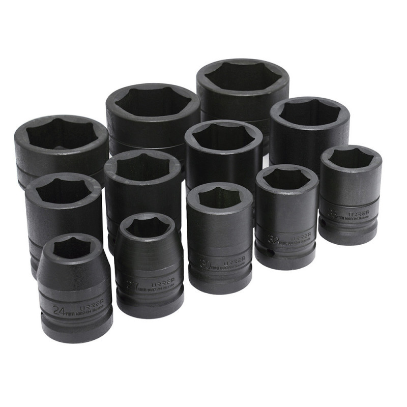 15201 URREA Juego de 10 dados de impacto pared delgada métricos 1" Urrea | DIHERESA 15201 URREA Juego de 10 dados de impacto pared delgada métricos 1" Urrea | DIHERESA