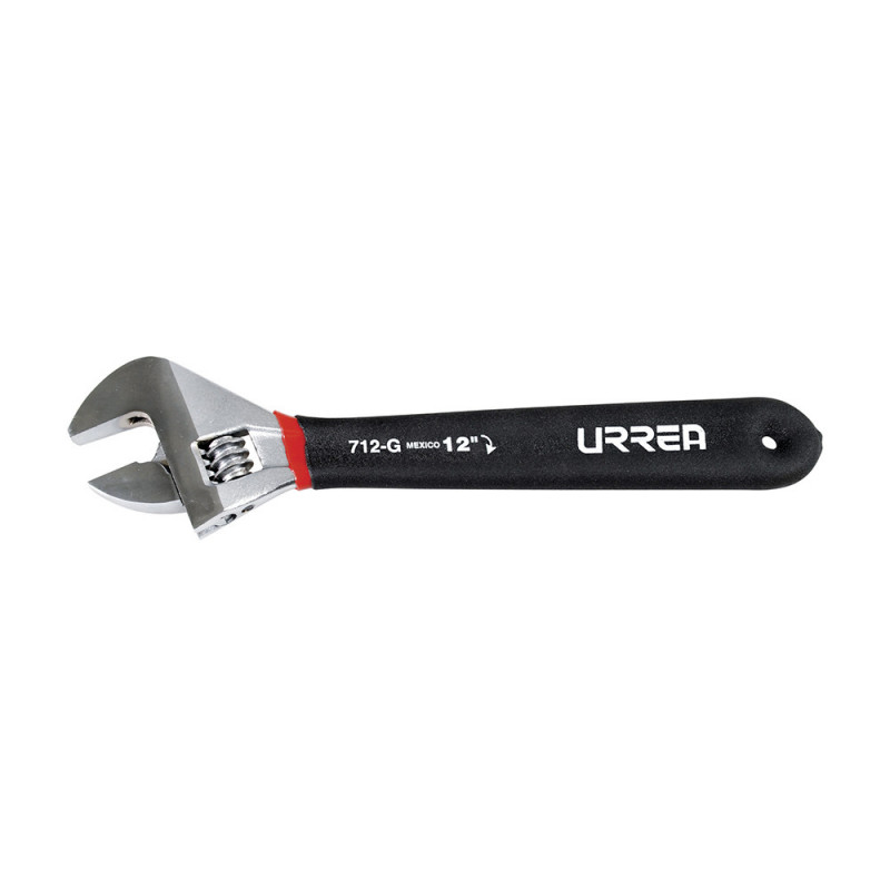 712G URREA Llave ajustable 12" ruber grip Urrea | DIHERESA 712G URREA Llave ajustable 12" ruber grip Urrea | DIHERESA