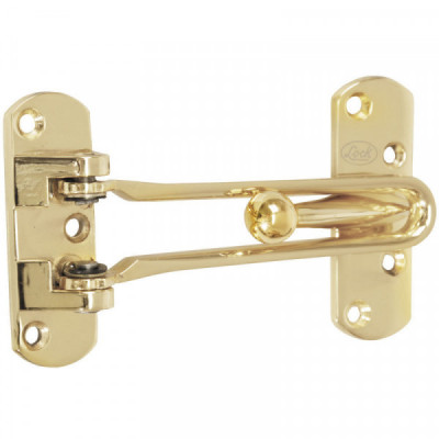 L044LBB LOCK Accesorio de seguridad para puerta latón brillante