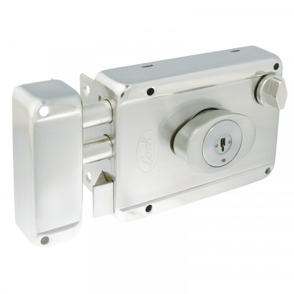 L7725ADBIN LOCK Cerradura de sobreponer 2 bulones llave de puntos Lock | DIHERESA