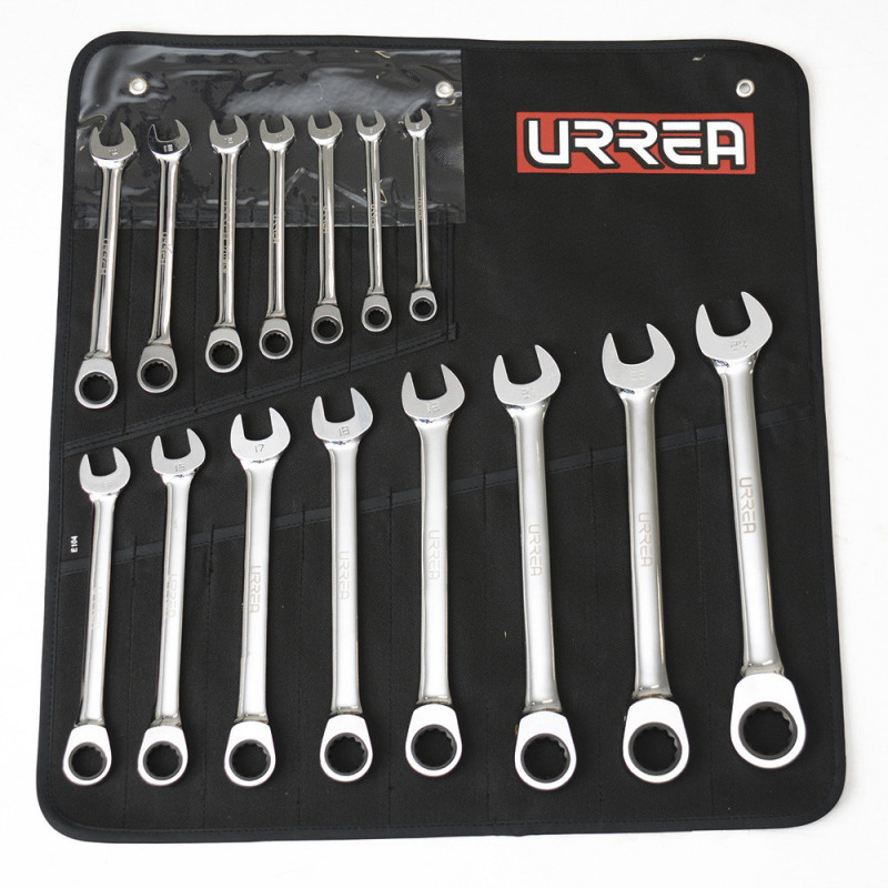 1201CM URREA Juego de 12 llaves combinadas matraca en pulgadas Urrea | DIHERESA 1201CM URREA Juego de 12 llaves combinadas matraca en pulgadas Urrea | DIHERESA
