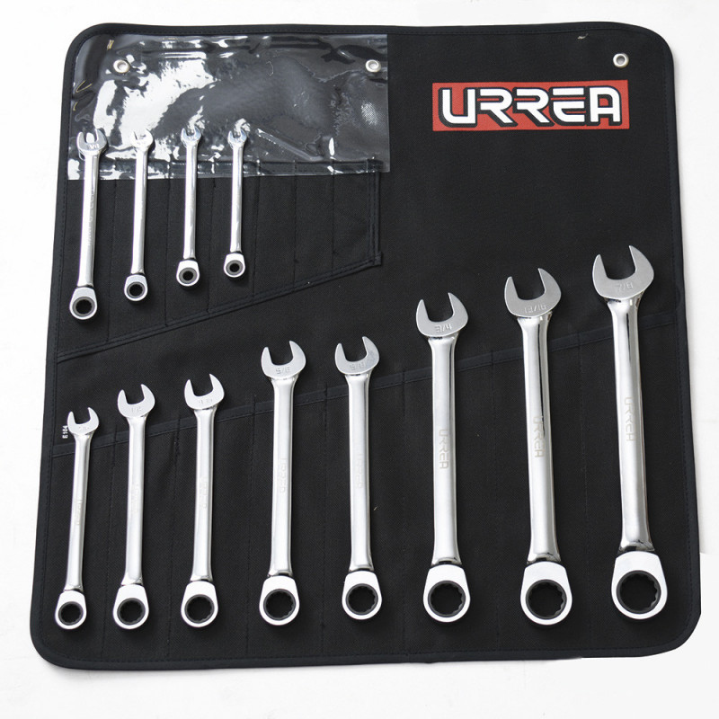1201MCM URREA Juego de 15 llaves combinadas de matraca métricas Urrea | DIHERESA 1201MCM URREA Juego de 15 llaves combinadas de matraca métricas Urrea | DIHERESA