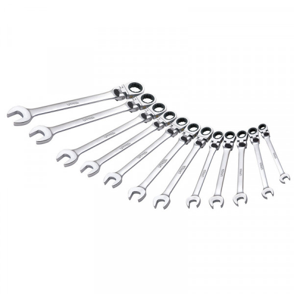 12MF12M URREA Juego de 12 llaves combinadas flexible métricas Urrea | DIHERESA